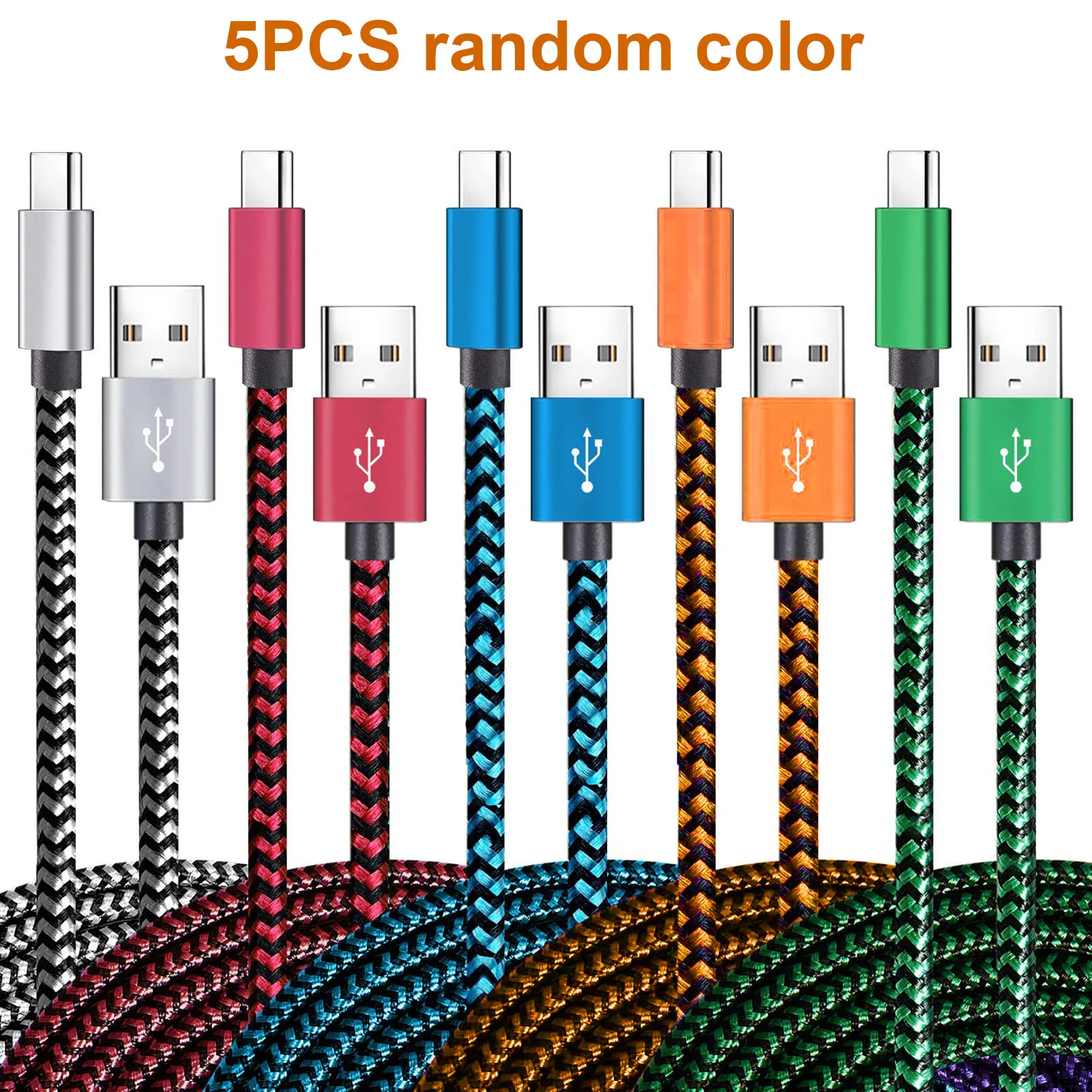 5 Pcs USB 2.0 C to A Cable Fast Charging 100cm USB Type-C Data Cable USB C Braided Wire 1 Meter
5 Pcs USB 2.0 C to A Cable Fast Charging 100cm USB Type-C Data Cable USB C Braided Wire 1 Meter