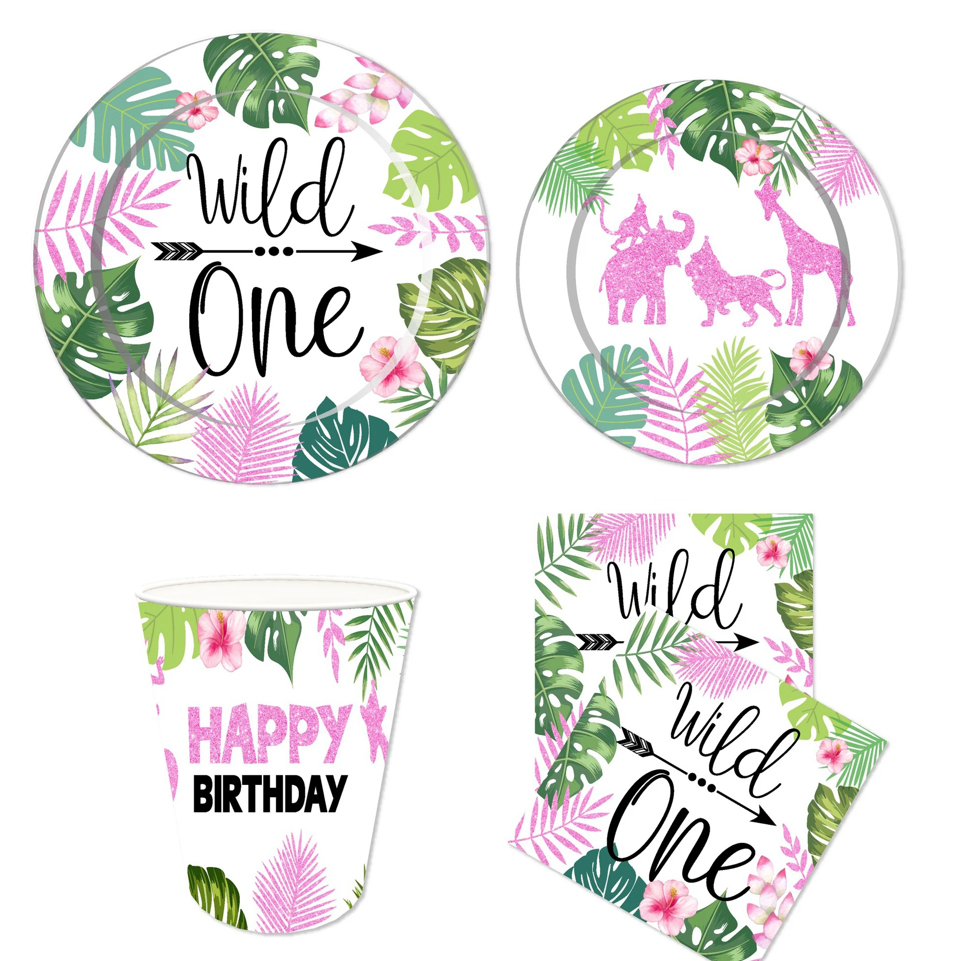 New Pink 1st One Year Disposable Tableware Girl Wild One Napkin Plate Jungle 1 First Birthday Babyshower Wild One Year Birthday
New Pink 1st One Year Disposable Tableware Girl Wild One Napkin Plate Jungle 1 First Birthday Babyshower Wild One Year Birthday
