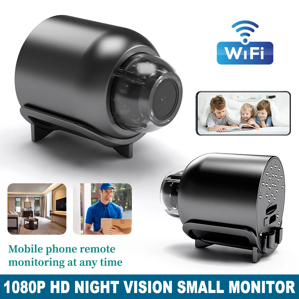 Беспроводная Wi-Fi камера 1080p HD с ночным видением, маленький монитор, веб-камера, удаленный мониторинг, камера с поддержкой TF-карты для магазин...
Беспроводная Wi-Fi камера 1080p HD с ночным видением, маленький монитор, веб-камера, удаленный мониторинг, камера с поддержкой TF-карты для магазин...