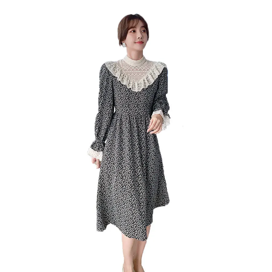 Spot 2021 Early Spring Gentle Wind Sweet Temperament Lace Floral Skirt with Waistline Showing Thin Mid Length Dress Clothes
Spot 2021 Early Spring Gentle Wind Sweet Temperament Lace Floral Skirt with Waistline Showing Thin Mid Length Dress Clothes