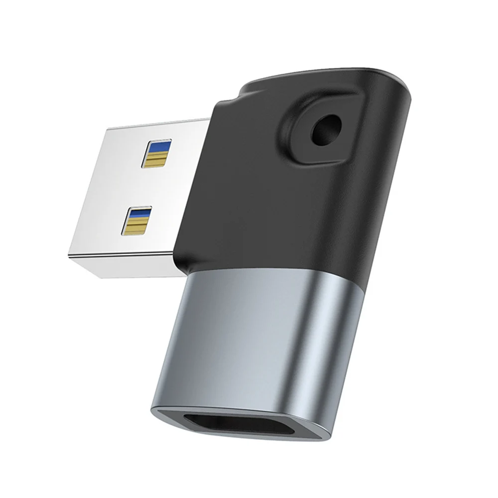 OTG Adapter Aluminum Alloy 90 Degrees USB Male to Type C Female Computer OTG Converter for Phone Headset Car Charger Converter
OTG Adapter Aluminum Alloy 90 Degrees USB Male to Type C Female Computer OTG Converter for Phone Headset Car Charger Converter