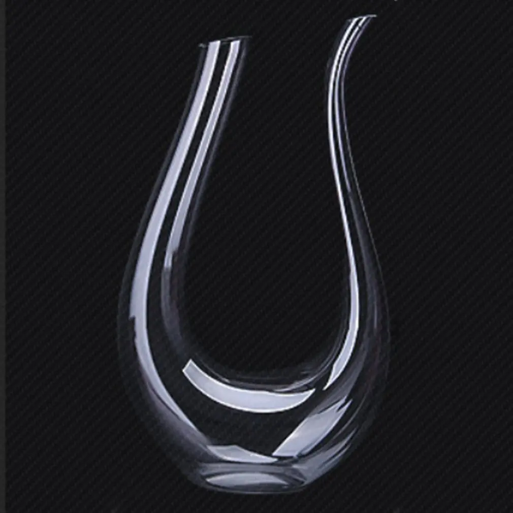U-Shaped Hand-flown Glass Red Wine Decanter Aerator Liquor Dispenser Pourerevel Spout Crystal Caraffe Bar
U-Shaped Hand-flown Glass Red Wine Decanter Aerator Liquor Dispenser Pourerevel Spout Crystal Caraffe Bar