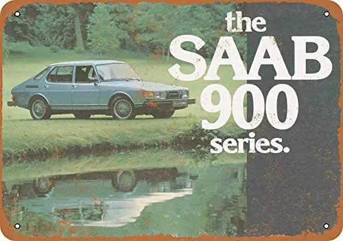 Metal Sign - Saab 900 Automobiles - Vintage Decorative Tin Sign
Metal Sign - Saab 900 Automobiles - Vintage Decorative Tin Sign