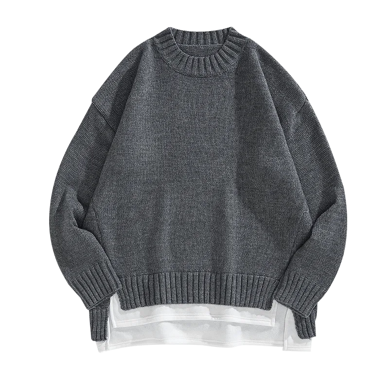 Men Warm Sweater Oversize Autumn Knitted Pullovers Winter New Mens Sweaters Fashion Patchwork O-Neck Pullover Sweater Men Winter
Men Warm Sweater Oversize Autumn Knitted Pullovers Winter New Mens Sweaters Fashion Patchwork O-Neck Pullover Sweater Men Winter