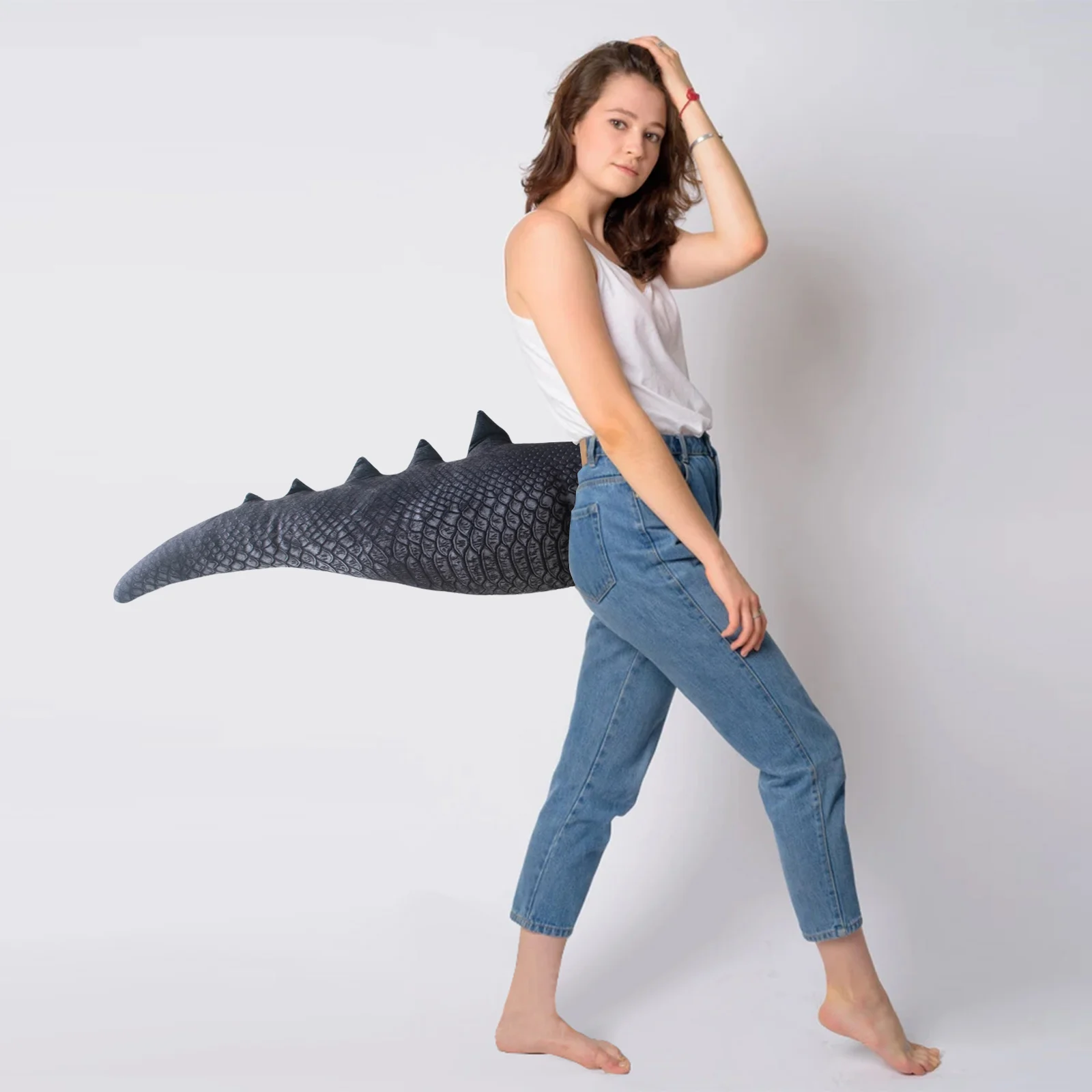 Dinosaur Tail Dress Up Plush Dragon-Tail Dressing-Up Costume for Party Ball Halloween Kids Adults
Dinosaur Tail Dress Up Plush Dragon-Tail Dressing-Up Costume for Party Ball Halloween Kids Adults