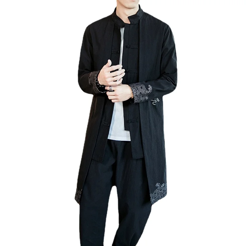 2021 News Chinese Style Jacket Tang Suit Casual Print Tops Long Gown New Year Clothes Traditional Chinese Clothing for Men
2021 News Chinese Style Jacket Tang Suit Casual Print Tops Long Gown New Year Clothes Traditional Chinese Clothing for Men