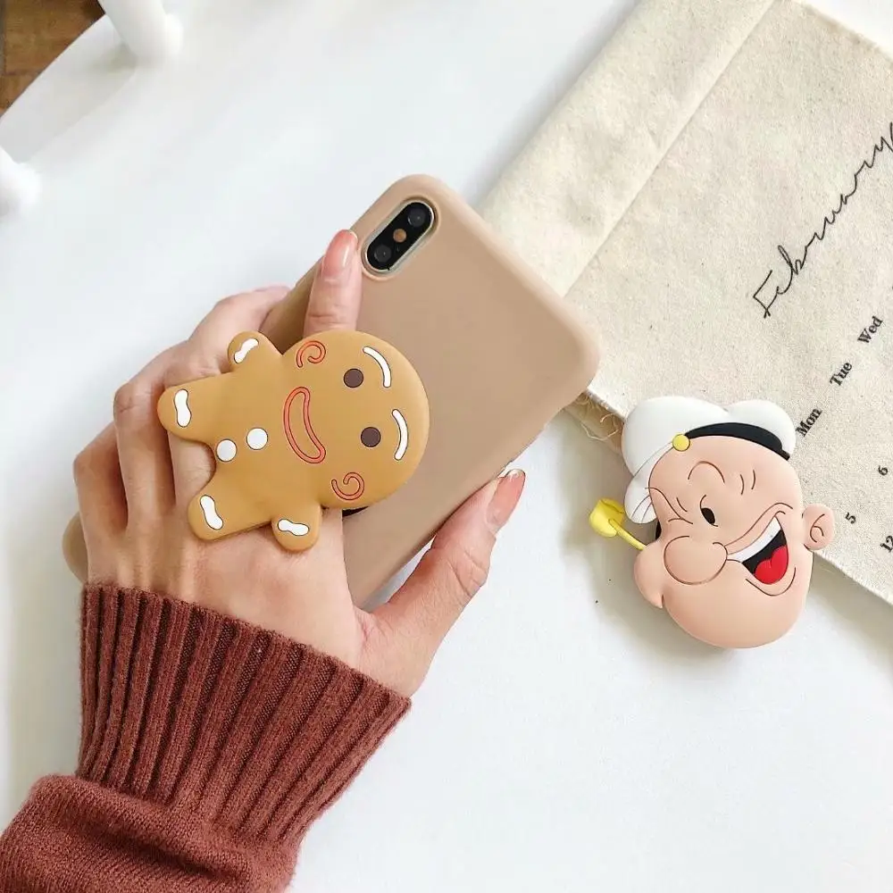 Cute doll Silicon Phone Hand Band Holder Universal Finger Ring Holder For iPhone Wristband Strap Push Pull Grip Stand Bracket
Cute doll Silicon Phone Hand Band Holder Universal Finger Ring Holder For iPhone Wristband Strap Push Pull Grip Stand Bracket