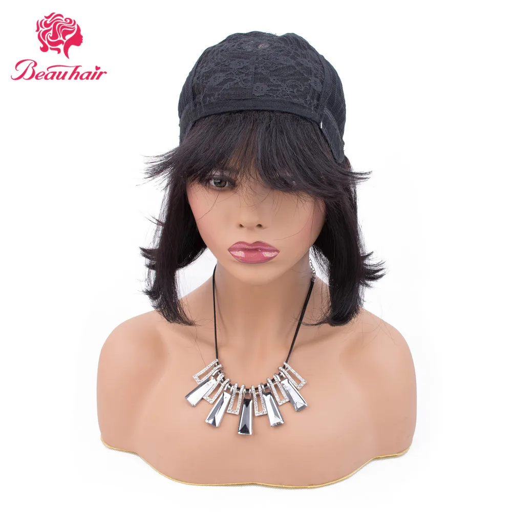 Peruvian Human Hair Short Wig Short Bob Wig With Bang Cute Hair Modified face For Beauty For Women Wigs Non-Remy
Peruvian Human Hair Short Wig Short Bob Wig With Bang Cute Hair Modified face For Beauty For Women Wigs Non-Remy