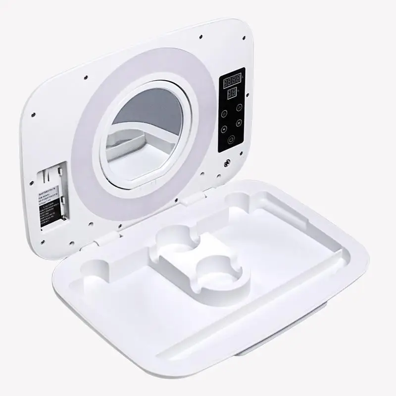 Yidoblo AS-20 make-up ring lamp box with handbag Dimmable 2800-9900K bio-color ring light box touch screen make up box
Yidoblo AS-20 make-up ring lamp box with handbag Dimmable 2800-9900K bio-color ring light box touch screen make up box