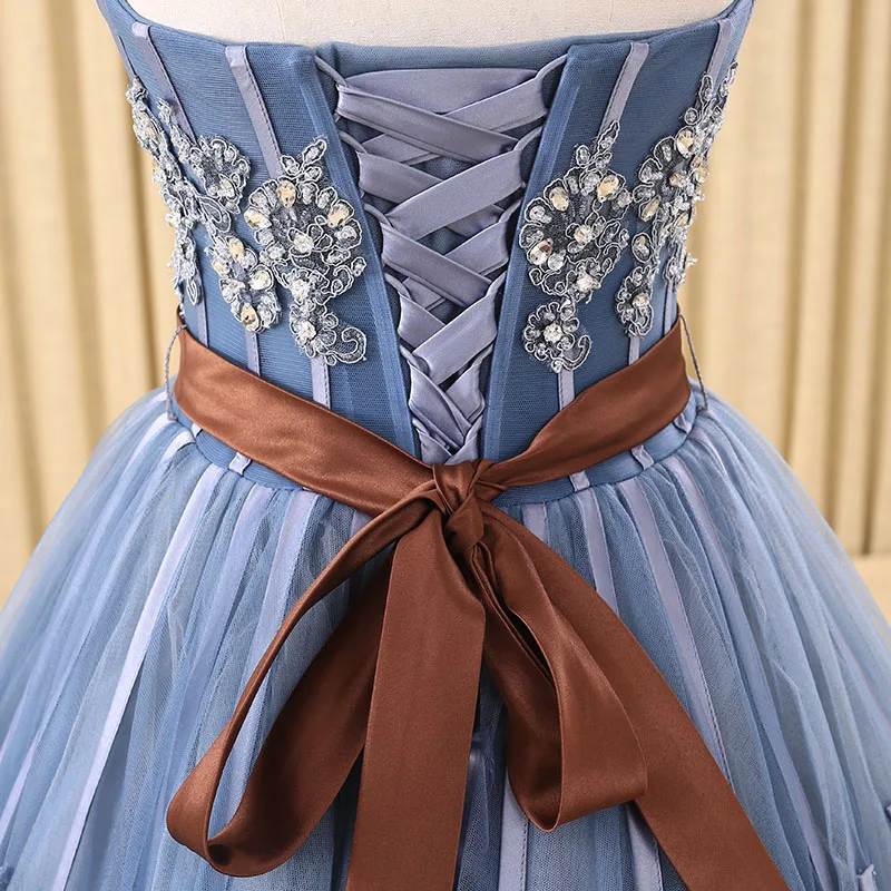 Strapless Tulle Dress For Sweet 16 Sweetheart Neck Ball Gown Puffy Cheap Quinceanera Gowns Lace Appliques Dresses For 15 Anos 
Strapless Tulle Dress For Sweet 16 Sweetheart Neck Ball Gown Puffy Cheap Quinceanera Gowns Lace Appliques Dresses For 15 Anos