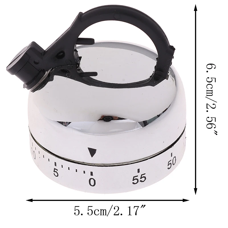 Новинка 60 минут кухонный таймер механический чайник в форме часы с подсчетом