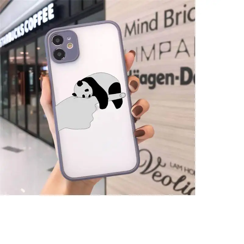 Phone Case For iPhone 12 11 Mini Pro XR XS Max 7 8 Plus X Panda Cat Dinosaur funny cartoon Matte transparent Gray Cover
Phone Case For iPhone 12 11 Mini Pro XR XS Max 7 8 Plus X Panda Cat Dinosaur funny cartoon Matte transparent Gray Cover