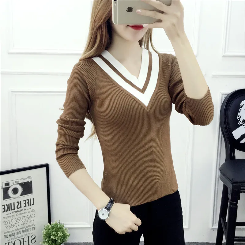 Winter 2021 new pullover sweater Slim tight-fitting sweater long-sleeved women Black
Winter 2021 new pullover sweater Slim tight-fitting sweater long-sleeved women Black