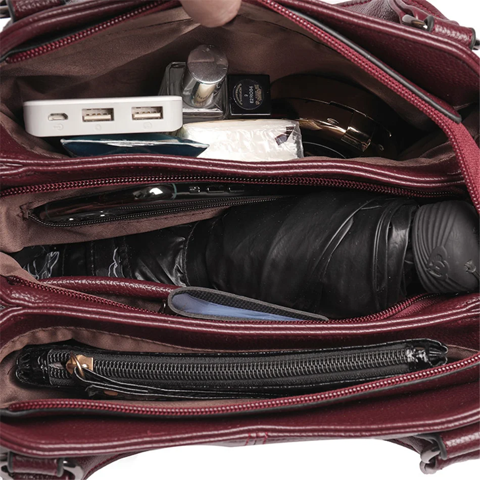 Bags for Women Leather Luxury Sac Purses and Handbags Quality 3 Layers Designer Hand Shoulder Crossbody Small Fashion Tote bags
Bags for Women Leather Luxury Sac Purses and Handbags Quality 3 Layers Designer Hand Shoulder Crossbody Small Fashion Tote bags