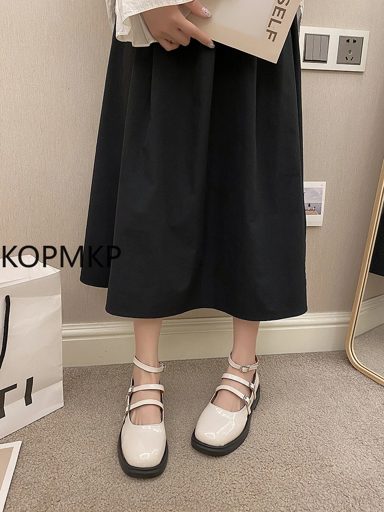 Women Mary Janes Double Buckle Leather Shoes Low Heel Casual Flats Buckle Ankle Strap Fashion Round Toe Office Ladies Loafers
Women Mary Janes Double Buckle Leather Shoes Low Heel Casual Flats Buckle Ankle Strap Fashion Round Toe Office Ladies Loafers
