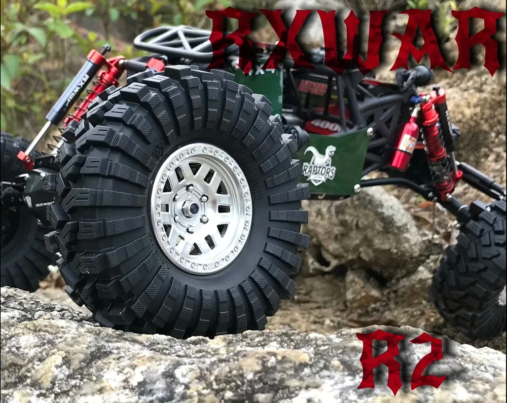 2pcs 122mm Rubber Mud Grappler Tires For 1:10 Rc Crawler Axial Scx10 Ii 90046/47 Traxxas Trx4 Defender Yikong G500 Trx6 G63
2pcs 122mm Rubber Mud Grappler Tires For 1:10 Rc Crawler Axial Scx10 Ii 90046/47 Traxxas Trx4 Defender Yikong G500 Trx6 G63