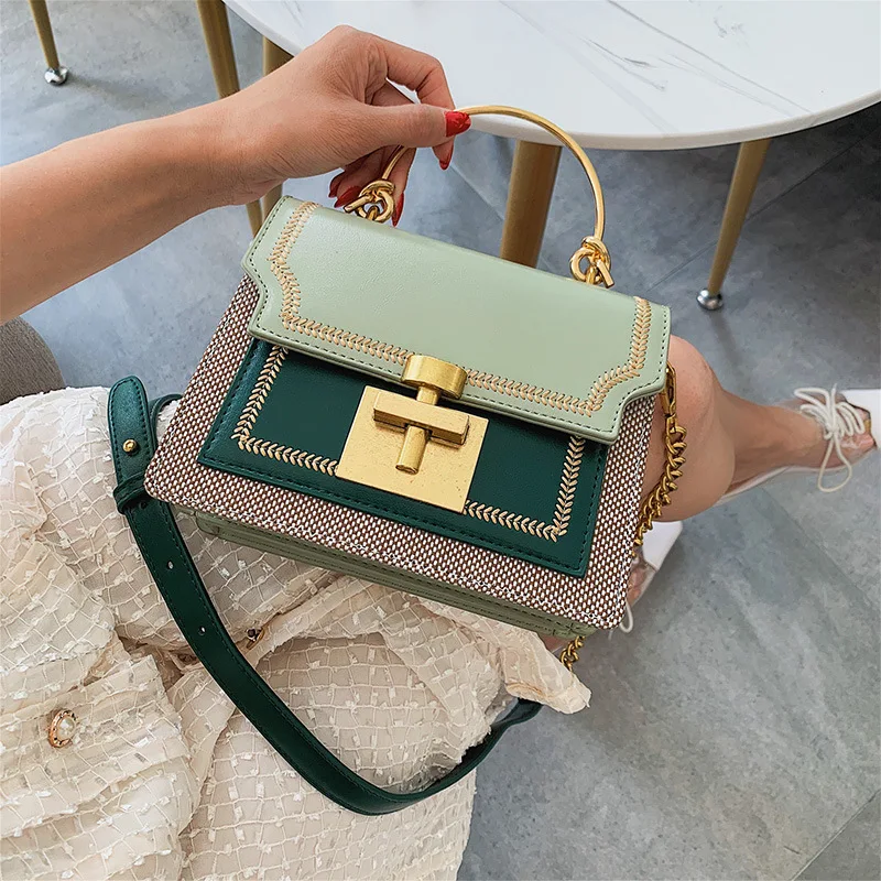 Western style small female bag 2021 new Korean version all-match small square bag fashion texture chain messenger shoulder bag
Western style small female bag 2021 new Korean version all-match small square bag fashion texture chain messenger shoulder bag