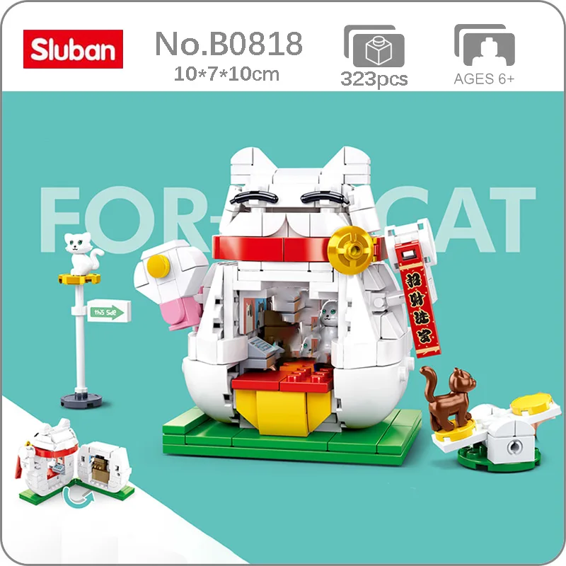 Sluban B0818 Cute Lucky Fortune White Cat Pet Shop Animal Store City Street Mini Blocks Bricks Building Toy for Children no Box
Sluban B0818 Cute Lucky Fortune White Cat Pet Shop Animal Store City Street Mini Blocks Bricks Building Toy for Children no Box