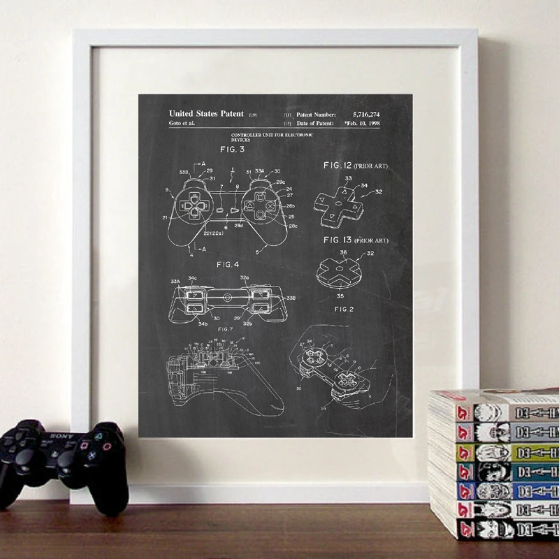 Video Game Patent Canvas Print Playstation Vintage Poster Boys Gifts Gaming Wall Art Pictures Painting Gamer Room Wall Decor
Video Game Patent Canvas Print Playstation Vintage Poster Boys Gifts Gaming Wall Art Pictures Painting Gamer Room Wall Decor