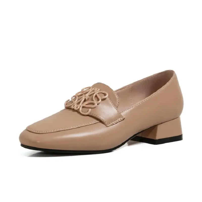 Sianie Tianie 2021 Spring New Chunky Middle Heels Womens Loafers Sheepskin Natural Leather Insole Woman's Pumps Casual Shoes
Sianie Tianie 2021 Spring New Chunky Middle Heels Womens Loafers Sheepskin Natural Leather Insole Woman's Pumps Casual Shoes