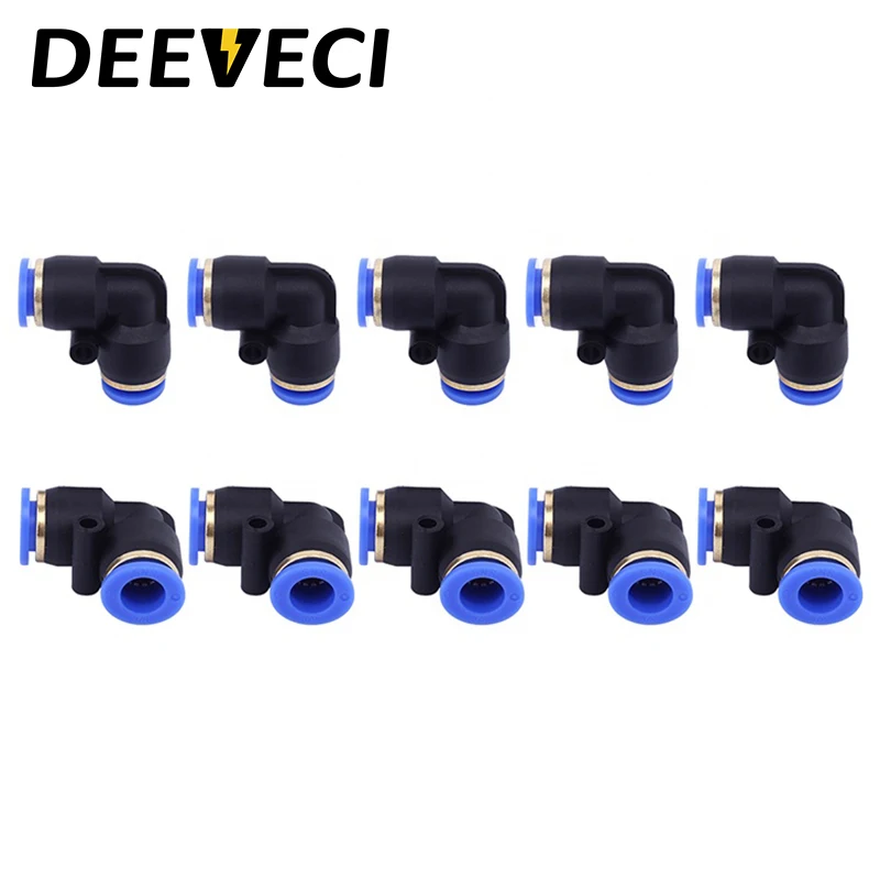 PV Series 4~12mm Tube OD Union Elbow Plastic Push to Quick Connect Tube Pneumatic Fitting of 1 PCS
PV Series 4~12mm Tube OD Union Elbow Plastic Push to Quick Connect Tube Pneumatic Fitting of 1 PCS