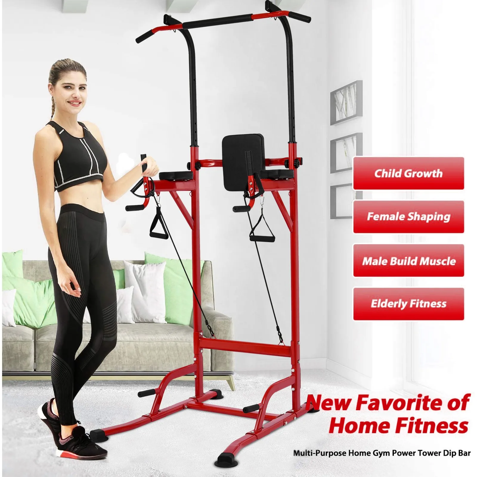 Dip Station Chin Up Bar, Multifunctional Single Parallel Bar Pull-up Exercise Machine ,Push-ups Push Home Gym Fitness Equipment
Dip Station Chin Up Bar, Multifunctional Single Parallel Bar Pull-up Exercise Machine ,Push-ups Push Home Gym Fitness Equipment