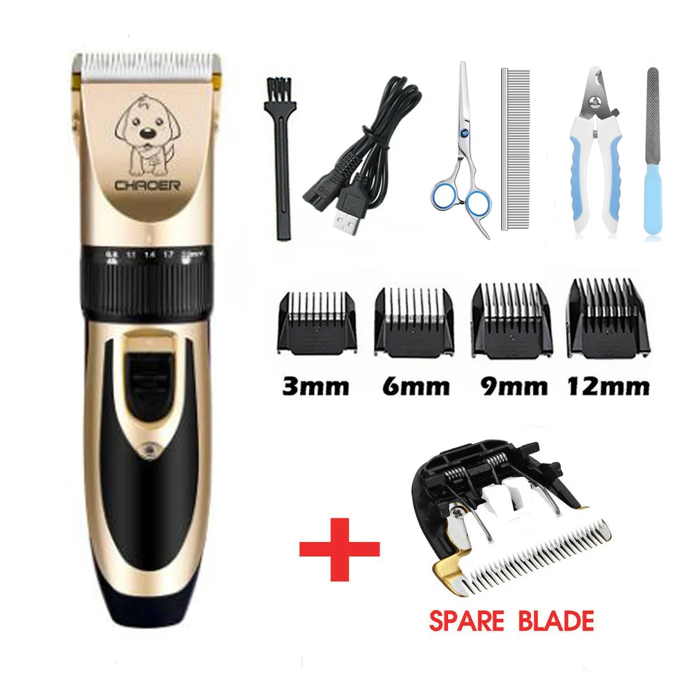 Pet Dog Hair Trimmer Electrical Cat Hair Clipper Remover Cutter Grooming Tool Rechargeable Low-noise Pets Animal Haircut Machine
Pet Dog Hair Trimmer Electrical Cat Hair Clipper Remover Cutter Grooming Tool Rechargeable Low-noise Pets Animal Haircut Machine