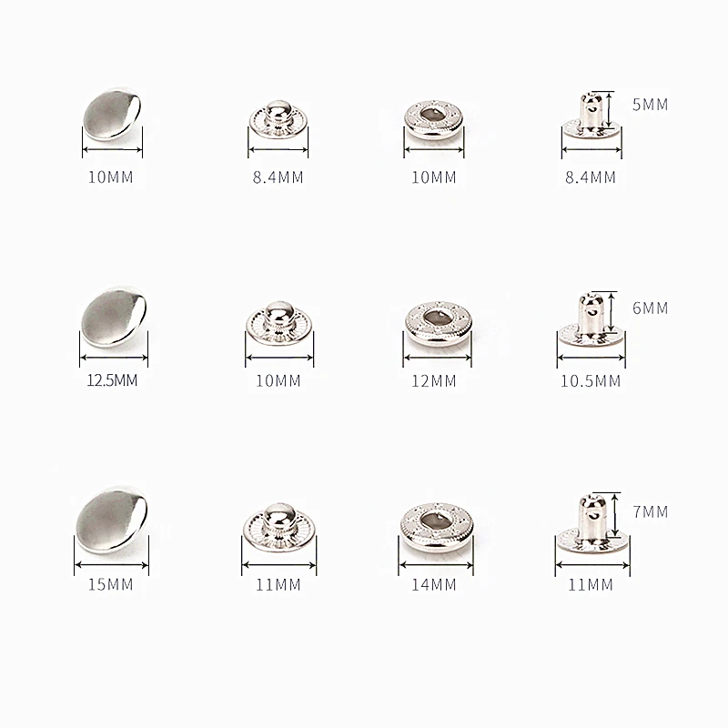 30sets+tool 655# 633# 831 201 DIY Metal No Sewing Snap Fastener Button Press Popper Stud Leather Bag Clothes Jacket Repair Rivet
30sets+tool 655# 633# 831 201 DIY Metal No Sewing Snap Fastener Button Press Popper Stud Leather Bag Clothes Jacket Repair Rivet