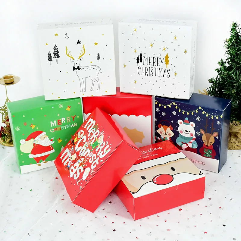 5pcs Christmas Santa Claus Candy Box Merry Christmas Snowman Gift Packaging Paper Box Kids Favors New Year Handmade Package Box
5pcs Christmas Santa Claus Candy Box Merry Christmas Snowman Gift Packaging Paper Box Kids Favors New Year Handmade Package Box