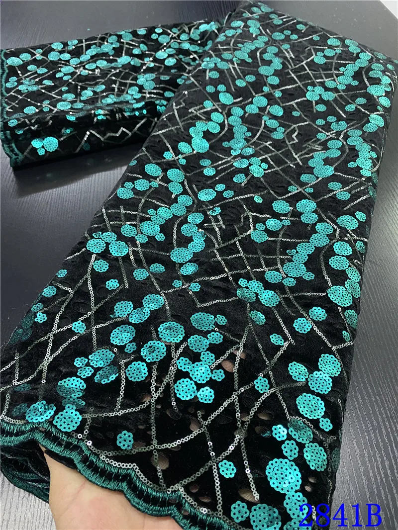 NIAI African Velvet Lace Fabric With Sequins Nigerian French Lace Fabrics African Lace Fabric For Wedding XY2841B-2
NIAI African Velvet Lace Fabric With Sequins Nigerian French Lace Fabrics African Lace Fabric For Wedding XY2841B-2