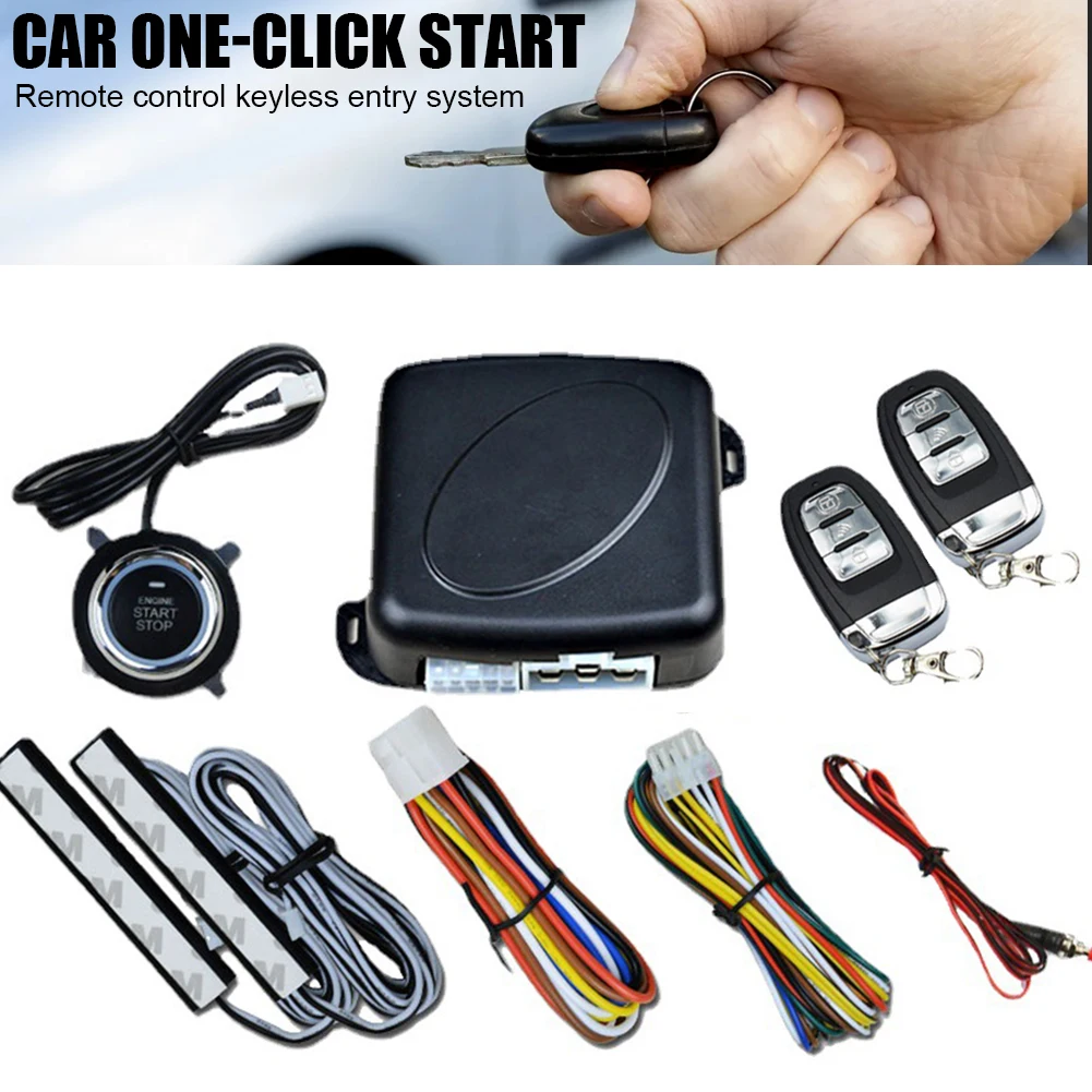 Car Alarm Remote Control System Keyless Entry Engine Start Alarm System Trunk Opening Anti-Theft Push Button Starter Stop Auto
Car Alarm Remote Control System Keyless Entry Engine Start Alarm System Trunk Opening Anti-Theft Push Button Starter Stop Auto