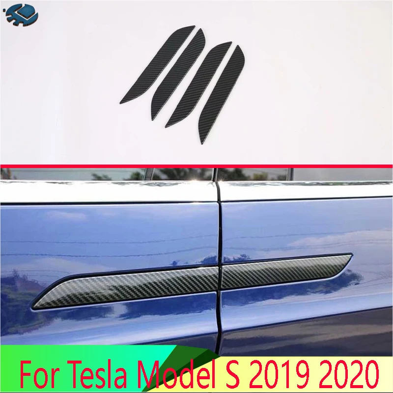 For Tesla Model S 2019-2022 Car Accessories Carbon Fiber Style Door Handle Cover Trim Molding
For Tesla Model S 2019-2022 Car Accessories Carbon Fiber Style Door Handle Cover Trim Molding