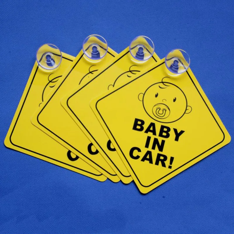 Yellow/Black Baby On Board Child in Car Warning Safety Suction Cup Window Badge Sticker Waterproof Notice Board
Yellow/Black Baby On Board Child in Car Warning Safety Suction Cup Window Badge Sticker Waterproof Notice Board