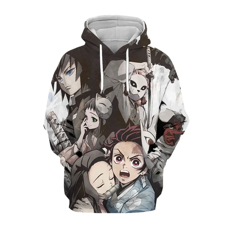 SONSPEE Demon Slayer Hoodies New Men Women Anime Sweatshirt 3D Print Long Sleeve Hip Hop Street Clothing Top O Neck Pullover
SONSPEE Demon Slayer Hoodies New Men Women Anime Sweatshirt 3D Print Long Sleeve Hip Hop Street Clothing Top O Neck Pullover