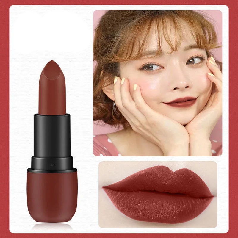 Star Bullet head matte and long lasting Lipstick Black Tube Lipstick Monochrome Matte Lasting Lipstick Non-stick Cup Sexy Lips
Star Bullet head matte and long lasting Lipstick Black Tube Lipstick Monochrome Matte Lasting Lipstick Non-stick Cup Sexy Lips