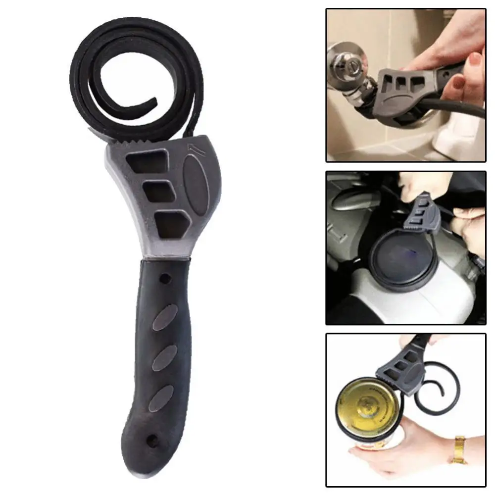 50cm Multifunction Bottle Opener Adjustable Strap Wrench Spanner Car Repair Tool
50cm Multifunction Bottle Opener Adjustable Strap Wrench Spanner Car Repair Tool