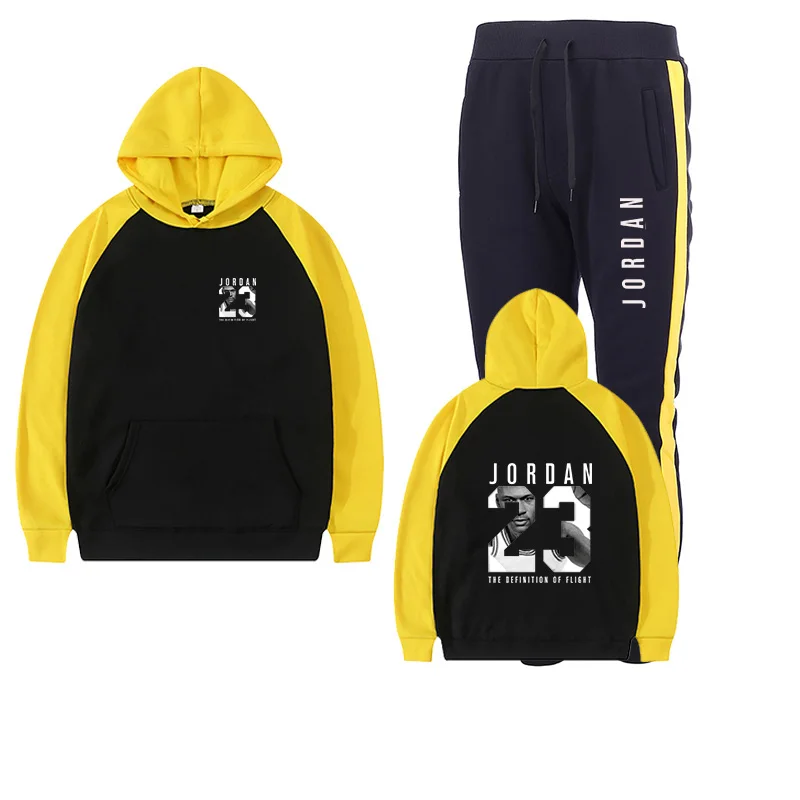 Spring and Autumn Men's Fashion New Sportswear Set Hoodie Jogging Casual Wear Two-piece Printed Fitness Sweater Pullover Set
Spring and Autumn Men's Fashion New Sportswear Set Hoodie Jogging Casual Wear Two-piece Printed Fitness Sweater Pullover Set