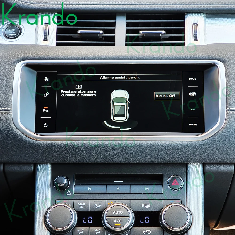 Автомобильный радиоприемник Krando Android 10 0 8G 128G 25 ''для Land Rover Evoque 2012-2018