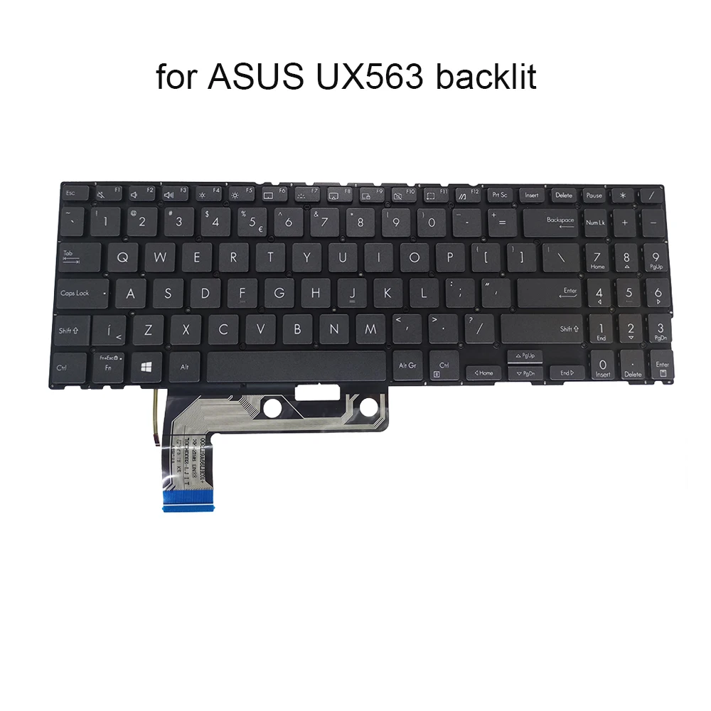 UI English laptop backlit keyboard for ASUS ZenBook Flip 15 UX563 UX563F UX563FD pc replacement keyboards A41HU12 0KNB0-560AHU00
UI English laptop backlit keyboard for ASUS ZenBook Flip 15 UX563 UX563F UX563FD pc replacement keyboards A41HU12 0KNB0-560AHU00