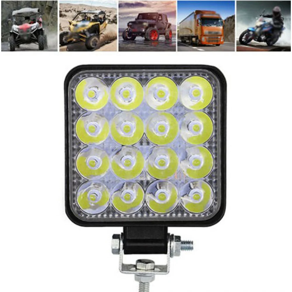 48W 16-LED Car Work Light Bar Floodlight ATV Off-road Safety Driving Fog Lamp 12V / 24V Brand New Work Bar Light Auto Accessory
48W 16-LED Car Work Light Bar Floodlight ATV Off-road Safety Driving Fog Lamp 12V / 24V Brand New Work Bar Light Auto Accessory