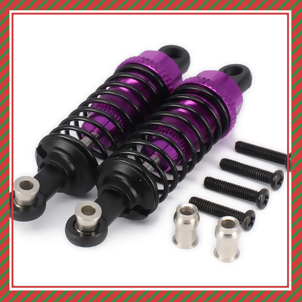 

RCAWD 2pcs 65mm Alloy Shock Absorber Damper Aluminum For Rc Hobby Model Car 1/18 Wltoys a959 a969 a979 k929 Upgraded Parts