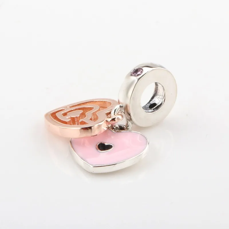 925 Sterling Silver Creative Valentine's Day Love In The Heart Pink Love Pendant Fit Pandora Women Bracelet Diy Jewelry
925 Sterling Silver Creative Valentine's Day Love In The Heart Pink Love Pendant Fit Pandora Women Bracelet Diy Jewelry