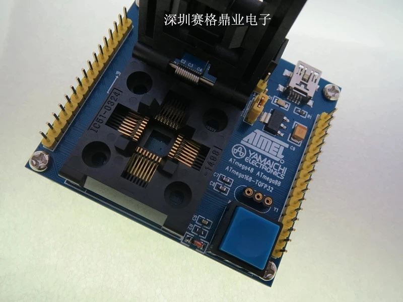 Оригинальное тестовое сиденье ATMEL IC, ATmega8 mega48 mega88, программирование сгорания mega168/328, адаптер розетки AVR
Оригинальное тестовое сиденье ATMEL IC, ATmega8 mega48 mega88, программирование сгорания mega168/328, адаптер розетки AVR