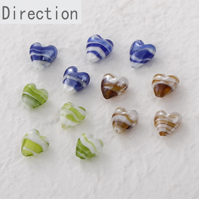 Love Heart-shaped Two-color Glass Beads DIY Handmade Necklace Bracelet Earrings Ins Retro Accessories Material
Love Heart-shaped Two-color Glass Beads DIY Handmade Necklace Bracelet Earrings Ins Retro Accessories Material