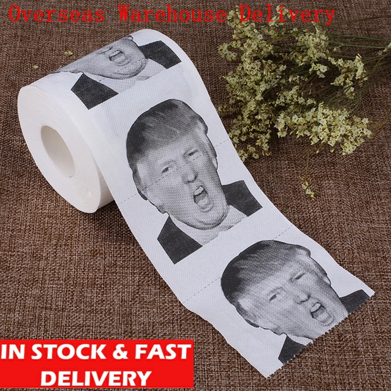 5 шт. новый президент Дональд Трамп туалетная бумага рулон шалость кляп шутка