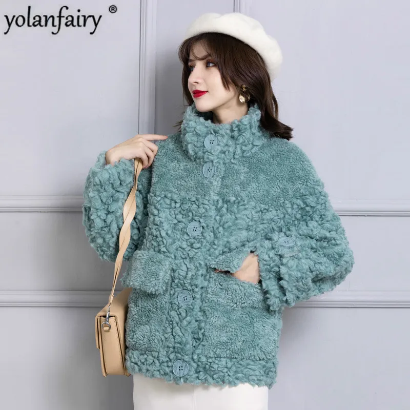 Winter Coat Women Real Fur Coat 100% Wool Jacket Furry Korean Fashion Womens Coats Chaquetas Mujer 2020 K1921 KJ3768
Winter Coat Women Real Fur Coat 100% Wool Jacket Furry Korean Fashion Womens Coats Chaquetas Mujer 2020 K1921 KJ3768