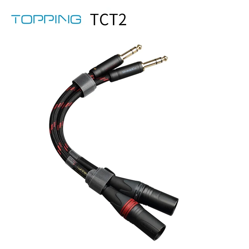 TOPPING TCT2 HIFI Audio Cable Large Three-core 6.35 Revolution XLR Male Balance Cable
TOPPING TCT2 HIFI Audio Cable Large Three-core 6.35 Revolution XLR Male Balance Cable