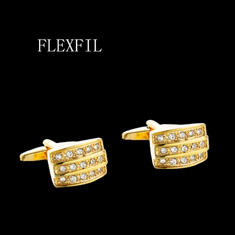 FLEXFIL shirt cufflinks men's Brand cuff buttons cuff links gemelos High Quality Metal crystal wedding abotoaduras Jewelry
FLEXFIL shirt cufflinks men's Brand cuff buttons cuff links gemelos High Quality Metal crystal wedding abotoaduras Jewelry