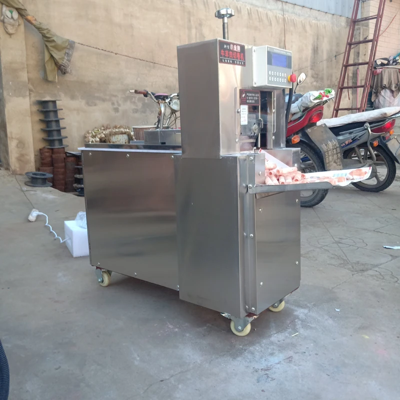 Electric Lamb Roll Slicer Machine Freezing Beef Meat Cutting Machine Multifunctional Food Meat Fruit Vegetable Slicer 
Electric Lamb Roll Slicer Machine Freezing Beef Meat Cutting Machine Multifunctional Food Meat Fruit Vegetable Slicer