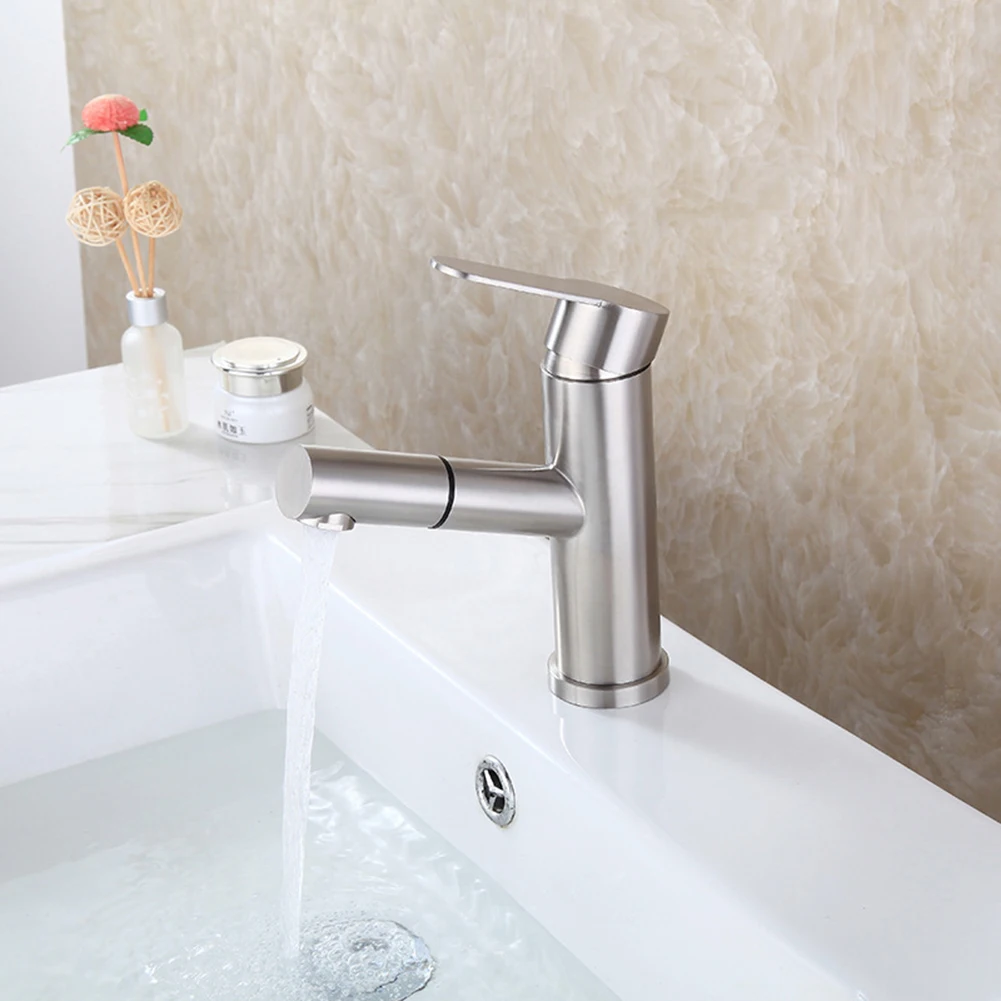 Single Handle Brushed Stainless Steel Faucet Sprayer with 4.9ft Flexible Hose for Kitchen Sink Washbasin
Single Handle Brushed Stainless Steel Faucet Sprayer with 4.9ft Flexible Hose for Kitchen Sink Washbasin